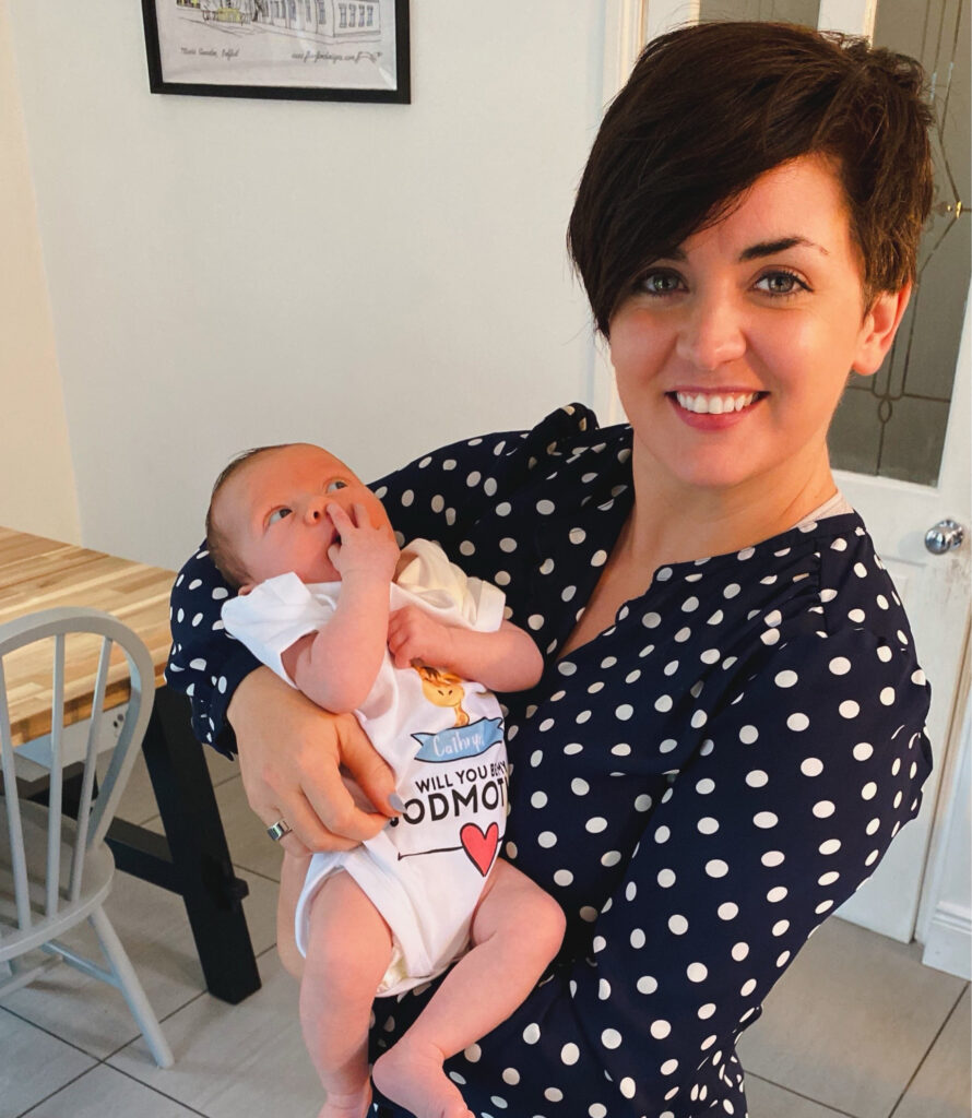 Cathryn with her niece